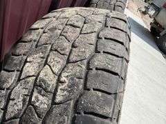 (4) Cooper Discovery LT265/75R16 Tires and Rims, 8x180 Bolt Pattern, Came off a 2007 Chevrolet 2500