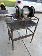 Tradesman 8275 8” Bench Grinder, 3/4 HP, on Steel Stand, was used to grind carbides for skis