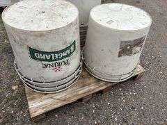 (5) Poly Tubs, approx 20 Gal, Buying All for One Money