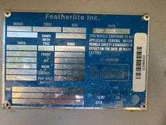 2001 Featherlite 6.7’ x 24’ Aluminum Gooseneck Livestock Trailer, Tandem Axle, 2 Dividers, Good Floo