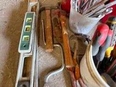 Levels, Screw Drivers, Wrenches, Nail Gun, Nails, Hammers
