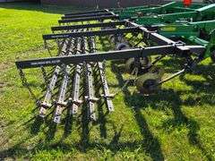 2016 John Deere 2730X 18’ Combination Ripper, 9 Shank, Remlinger 5 Bar Spike Tooth Harrow, Single Po