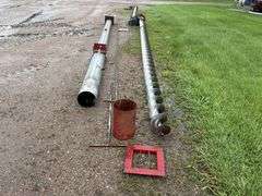 Sudenga Sump Auger and Tube, out of 36’ Bin, 8”, with 5HP 1Ph, 220V, 50A Plug