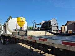 1994 Transcraft 48' Spread Axle Water Trailer, Air Ride, (2) 2,350 Gallon Tanks, 11R24.5 on All Alum