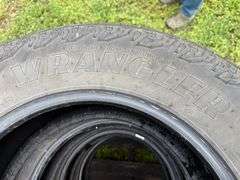 (4) Used Goodyear Wrangler 265/65R18 Tires, Buying All for One Money