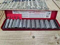 12 Pieces ½” SAE Deep Socket Set