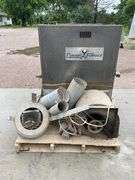 Wood Stove, Comes with Misc Exhaust Pipe, Squirrel Cage Fan and Electric Motor