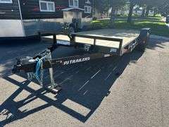 2025 PJ Model C5182 Trailer, 18’ Long, 6’11” Inside Wheel Wells, Comes with Ramps, Brakes, and LED L