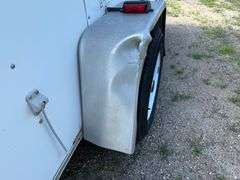 US Cargo 6’ x 10’ Enclosed Trailer, 2” Ball, Double Rear Doors, ST205/75R15 Tires on 5 Bolt Rims, Li
