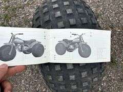 Rear Axle off of Honda 90 3 Wheeler, 1973 Honda ATC90 Original Owners Manual
