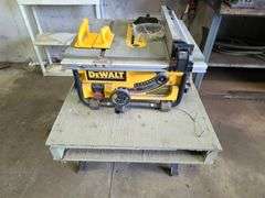 DeWalt Model DW745 10” Table Saw with Stand, *Must be Picked Up By Friday, July 25th. No Exceptions!