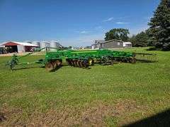 2016 John Deere 2730X 18’ Combination Ripper, 9 Shank, Remlinger 5 Bar Spike Tooth Harrow, Single Po