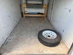 US Cargo 6’ x 10’ Enclosed Trailer, 2” Ball, Double Rear Doors, ST205/75R15 Tires on 5 Bolt Rims, Li