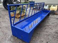 Spanier 15’ Steel Fenceline Cattle Bunk, unused