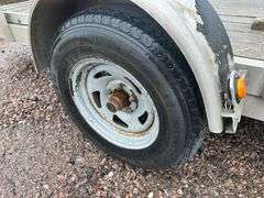 Trophy 14’ Single Axle Aluminum Trailer with Ramp, Lifetime License (No Title)