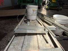 8’Tx82”W Overhead Door with Hardware, Used