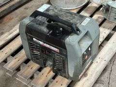 Coleman Powermate Pulse 1850 Gas Operated Generator with 2 – 110 Outlets, Running Order Per Seller