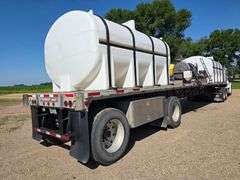 1994 Transcraft 48' Spread Axle Water Trailer, Air Ride, (2) 2,350 Gallon Tanks, 11R24.5 on All Alum