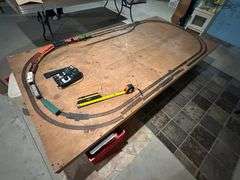 Toy Train Set with Track, Working Order Last Time Used