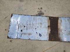 Velvet Pipe Tobacco Single Sided Porcelain Sign, Approx 39” x 12”