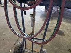 Hand Cart Turned to Acetylene Cart with Gauges and Torch, *Must be Picked Up By Friday, July 25th. N