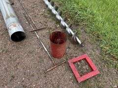 Sudenga Sump Auger and Tube, out of 36’ Bin, 8”, with 5HP 1Ph, 220V, 50A Plug