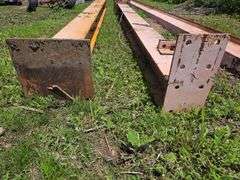 Beams for Overhead Crain, 2 Vertical and 1 Horizontal, Verticals are 10” I Beams and Measure 10” x 1