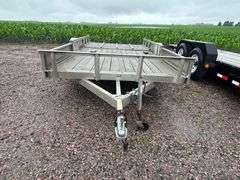 Trophy 14’ Single Axle Aluminum Trailer with Ramp, Lifetime License (No Title)