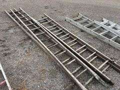 Wood Step Ladders, 10’-13’, Buying All for One Money