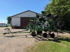 2007 Summers 36.5’ Chisel Plow, Summers 3 Bar Coil Tine Harrow, No Cracks or Welds, SN: F0116
