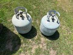 (2) 20lb LP Cylinders, New Style Valve