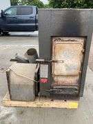 Wood Stove, Comes with Misc Exhaust Pipe, Squirrel Cage Fan and Electric Motor