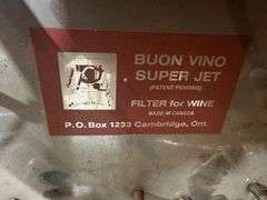 Buon Vino Super Jet Filter, Used For Straining Wine When in Production