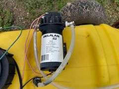 Home Made Pull Type Lawn Sprayer, 8’, 30 Gallon, 12V, In Working Condition