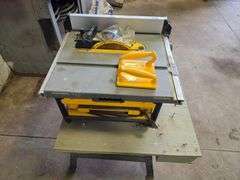 DeWalt Model DW745 10” Table Saw with Stand, *Must be Picked Up By Friday, July 25th. No Exceptions!
