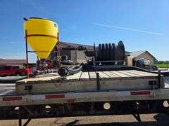 1994 Transcraft 48' Spread Axle Water Trailer, Air Ride, (2) 2,350 Gallon Tanks, 11R24.5 on All Alum