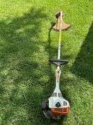 Stihl FS45 Gas Operated Weed Trimmer, Needs to be Tuned up, but Did Start