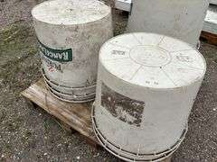 (5) Poly Tubs, approx 20 Gal, Buying All for One Money