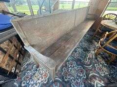 Church Pew, 10’6” Wide, Needs Some Repair