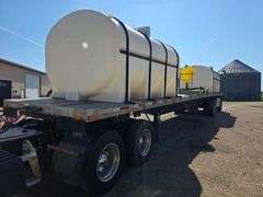 1994 Transcraft 48' Spread Axle Water Trailer, Air Ride, (2) 2,350 Gallon Tanks, 11R24.5 on All Alum