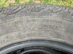 (4) Used Goodyear Wrangler 265/65R18 Tires, Buying All for One Money