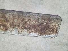 Gillette Tires – Batteries – Accessories Metal Sign, Approx 19” x 72”