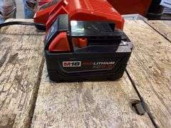 New Milwaukee M18 SC 5.0 Amp Battery and Charger