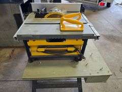 DeWalt Model DW745 10” Table Saw with Stand, *Must be Picked Up By Friday, July 25th. No Exceptions!