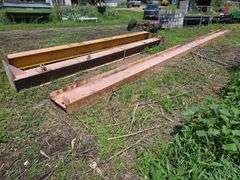 Beams for Overhead Crain, 2 Vertical and 1 Horizontal, Verticals are 10” I Beams and Measure 10” x 1