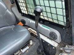 Bobcat S300 Turbo Skidloader, 12-16.5 Tires, Power Bob-Tach, Aux Hyd, A/C, Gold Package, Hand and Fo