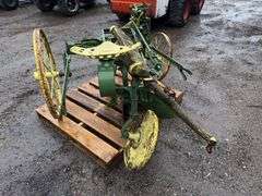 John Deere 1 Bottom Sulky Plow, Coulter, Horse Eveners