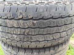 (4) Used Goodyear Wrangler 265/65R18 Tires, Buying All for One Money