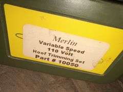 Stewart Oster Clipmaster Cattle Clipper; Merlin Hoof Trimmer, * both work per seller