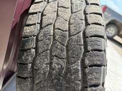 (4) Cooper Discovery LT265/75R16 Tires and Rims, 8x180 Bolt Pattern, Came off a 2007 Chevrolet 2500